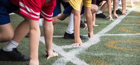 childrens sporting event